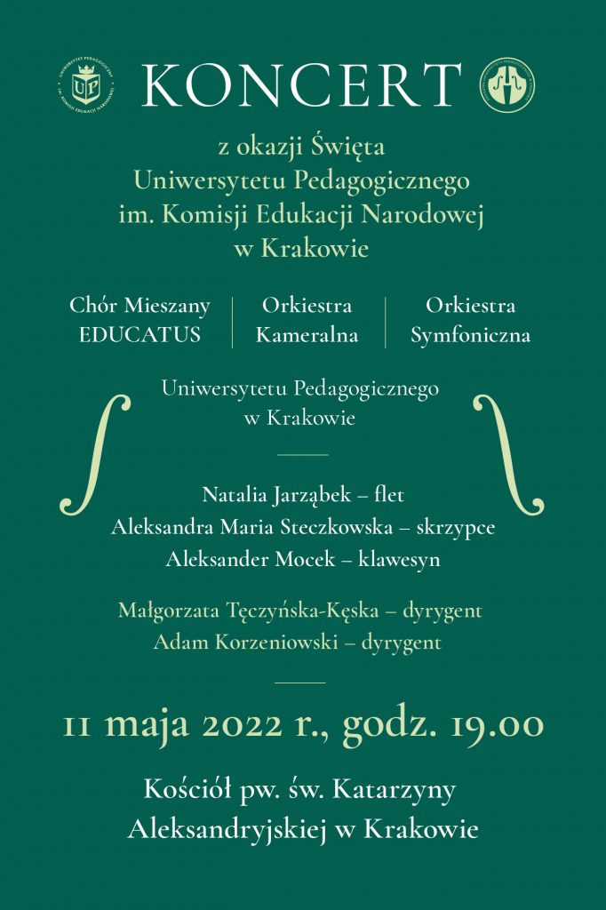 Uroczysty Koncert z okazji Święta Uniwersytetu Pedagogicznego w Krakowie